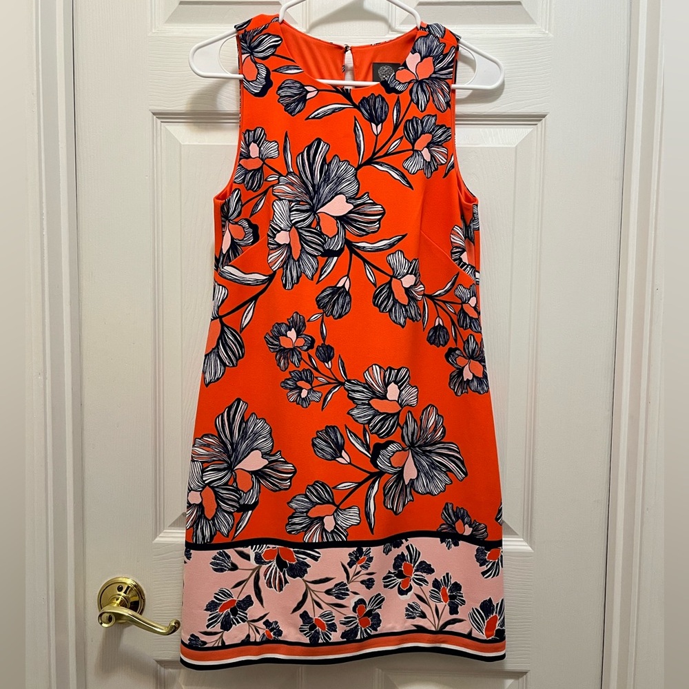 Vince Camuto Sleeveless Floral Dress Size 2